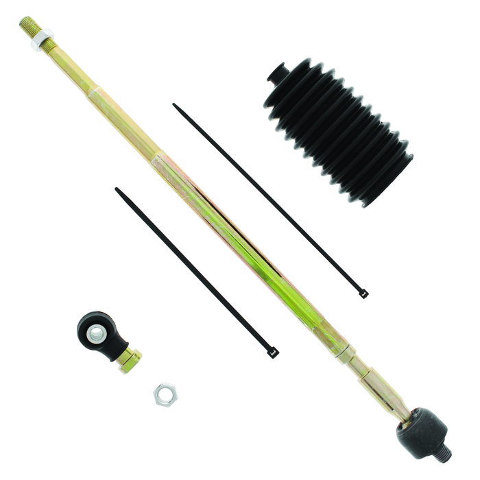 QuadBoss 12-14 Polaris RZR XP 4 900 Steering Rack Tie Rod Assembly Kit - Left Inner & Outer