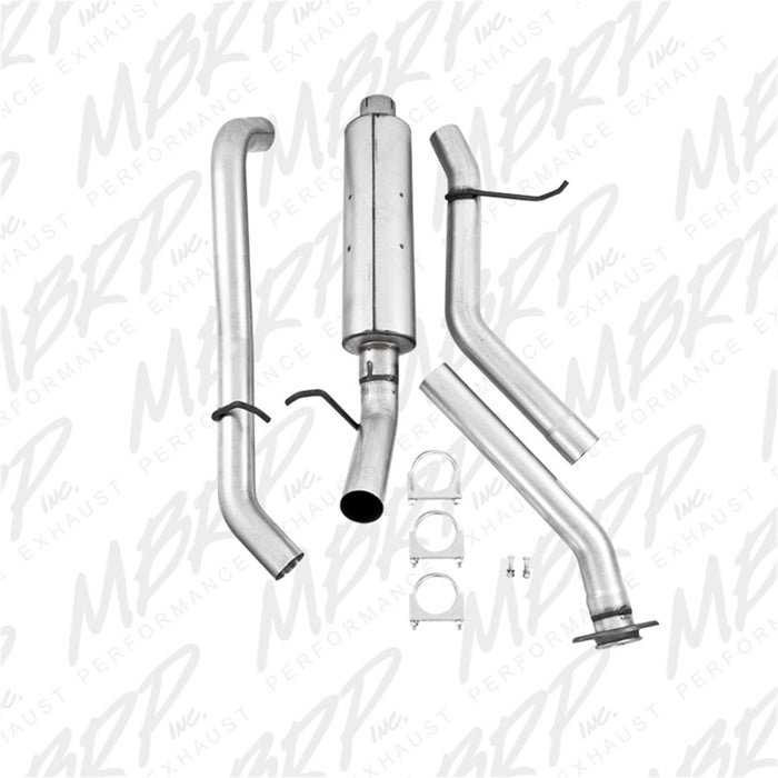 MBRP 2003-2007 Chev/GMC 1500 Classic 4.8/5.3L EC/CC-SB Cat Back Single Side AL P Series Exhaust