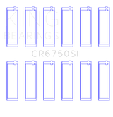 King Engine Bearings Opel X30Xe (Ecotech) (Size +0.25mm) Connecting Rod Bearing Set