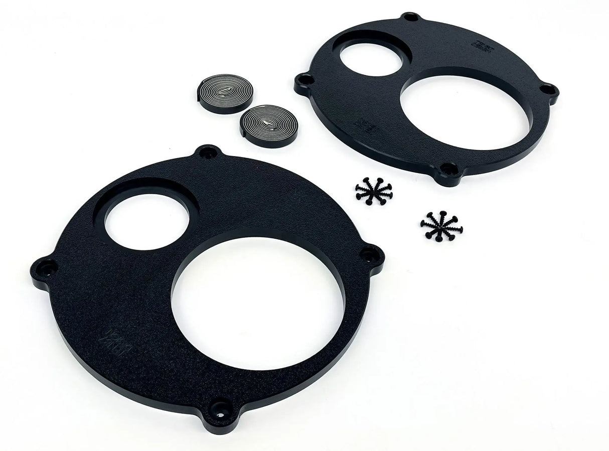 2005-2025 Corvette C6/C7/C8 Front Speaker Adapters | CNC-Machined HDPE Ten87 Design