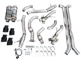 AWE Tuning 2021+ Cadillac CT4-V Blackwing SwitchPath Exhaust - Diamond Black Tips