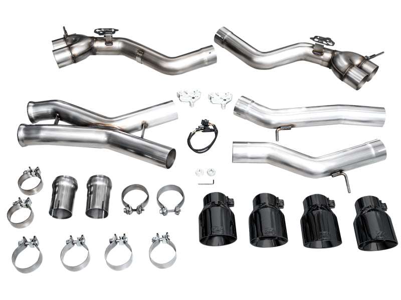 AWE Tuning 23-24 BMW G87 M2 Track Edition Exhaust - Diamond Black Tips