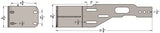 XJ-MJ Front Bumper Brackets for JK Bumpers (Scratch & Dent)