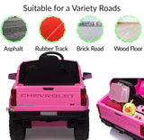 Chevrolet 12V R/C Truck with Suspension Wheels - Available in Multiple Colors