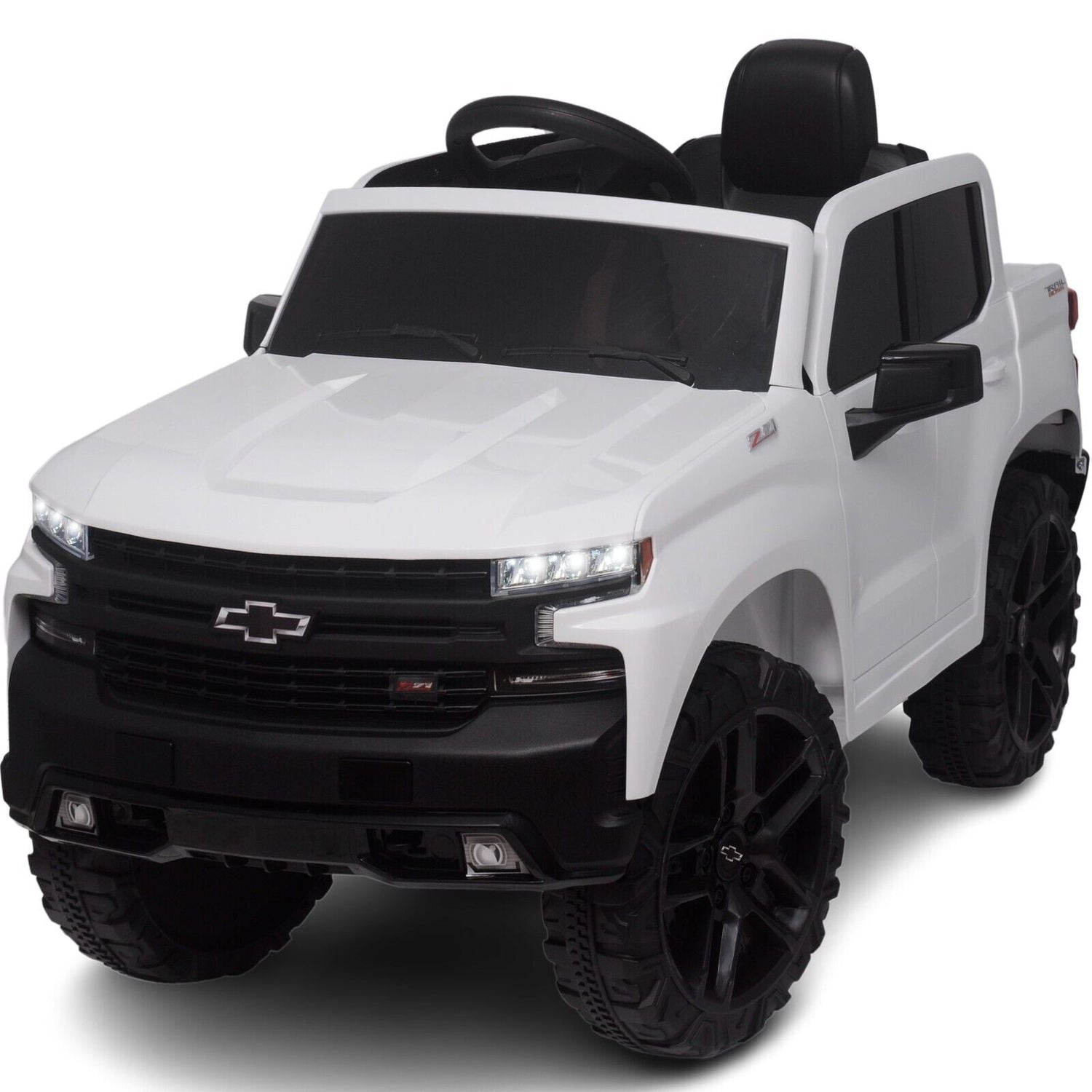 Chevrolet 12V R/C Truck with Suspension Wheels - Available in Multiple Colors