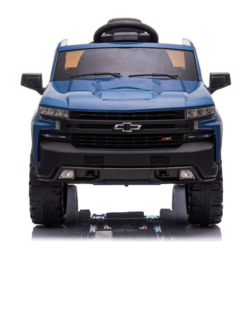 Chevrolet Silverado 12V Electric Ride-On Truck for Kids with 4 Wheels