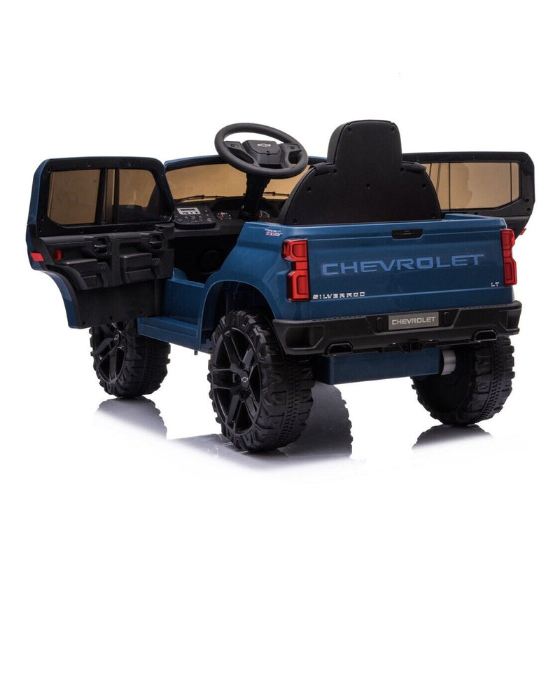 Chevrolet Silverado 12V Electric Ride-On Truck for Kids with 4 Wheels