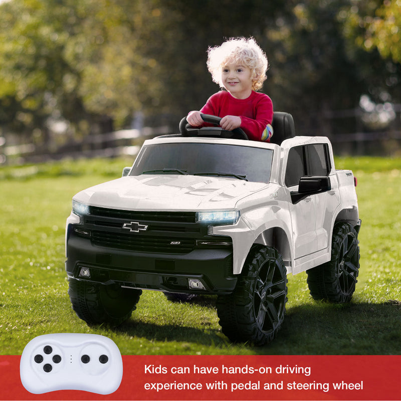 Chevrolet Silverado 12V Kids Electric Ride On Car with Remote Control