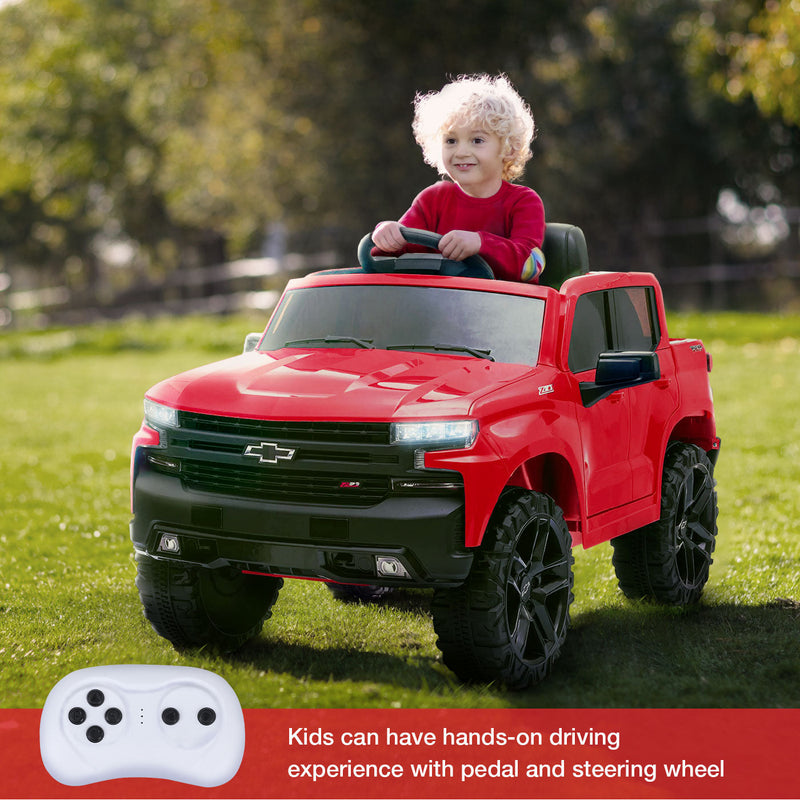 Chevrolet Silverado 12V Kids Electric Ride On Car with Remote Control