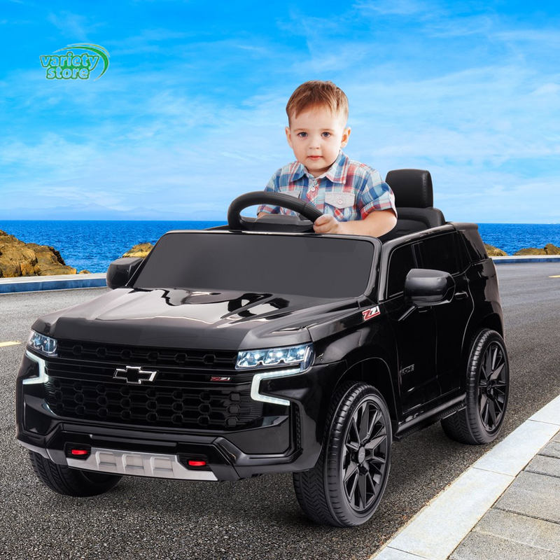 Chevrolet Tahoe 12V Ride on Car for Kids with Remote Control - 4-in-1 Versatile Toy