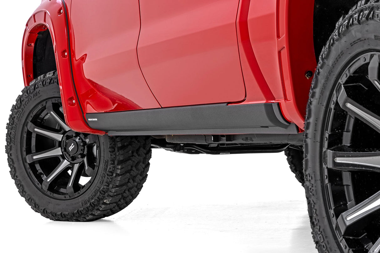 Rough Country Trail Cladding Rocker Sill Plates Chevy Silverado 1500