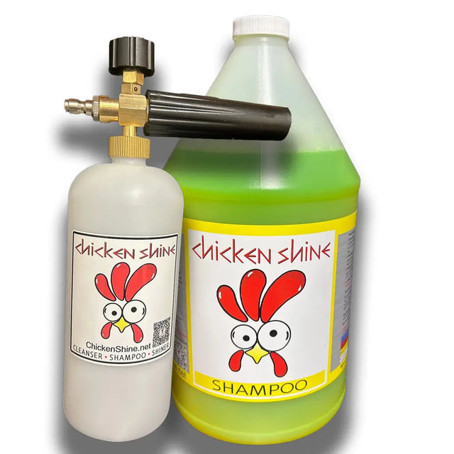 The Ultimate Foam Kit: Chicken Shine Shampoo + Premium Foam Cannon Chicken Shine