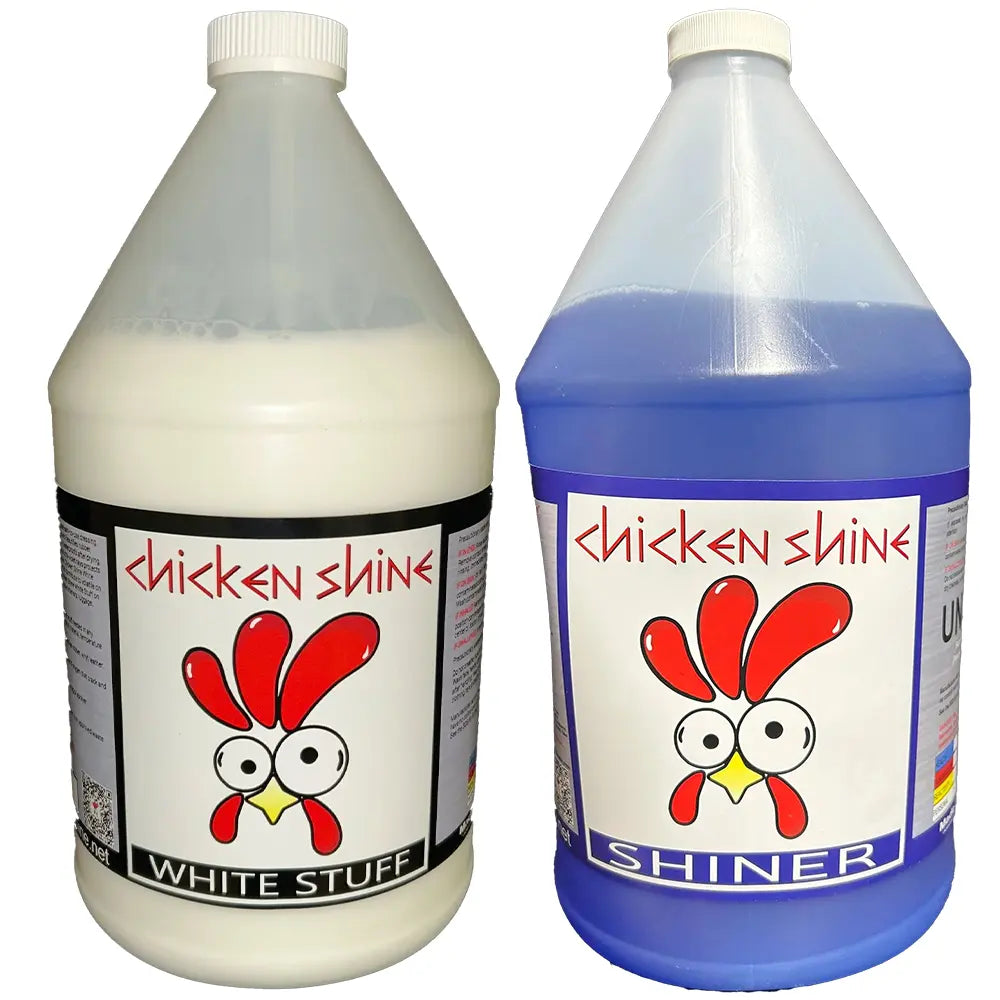 Chicken Shine Shiner and White Stuff ComboGallon Dual Shine Kit | Shiner & "White Stuff" Maximum Protection Combo Chicken Shine