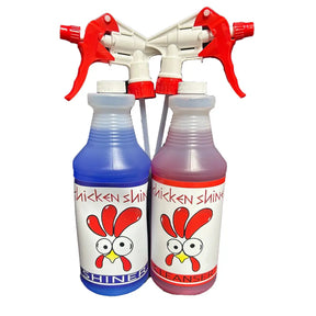 Quart Clean & Protect Kit | Cleanser (Mud Remover) & Buggy Shiner Combo Chicken Shine