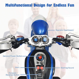Chopper Style 3-Wheel Electric Motorcycle for Kids - Powered by 6V Battery