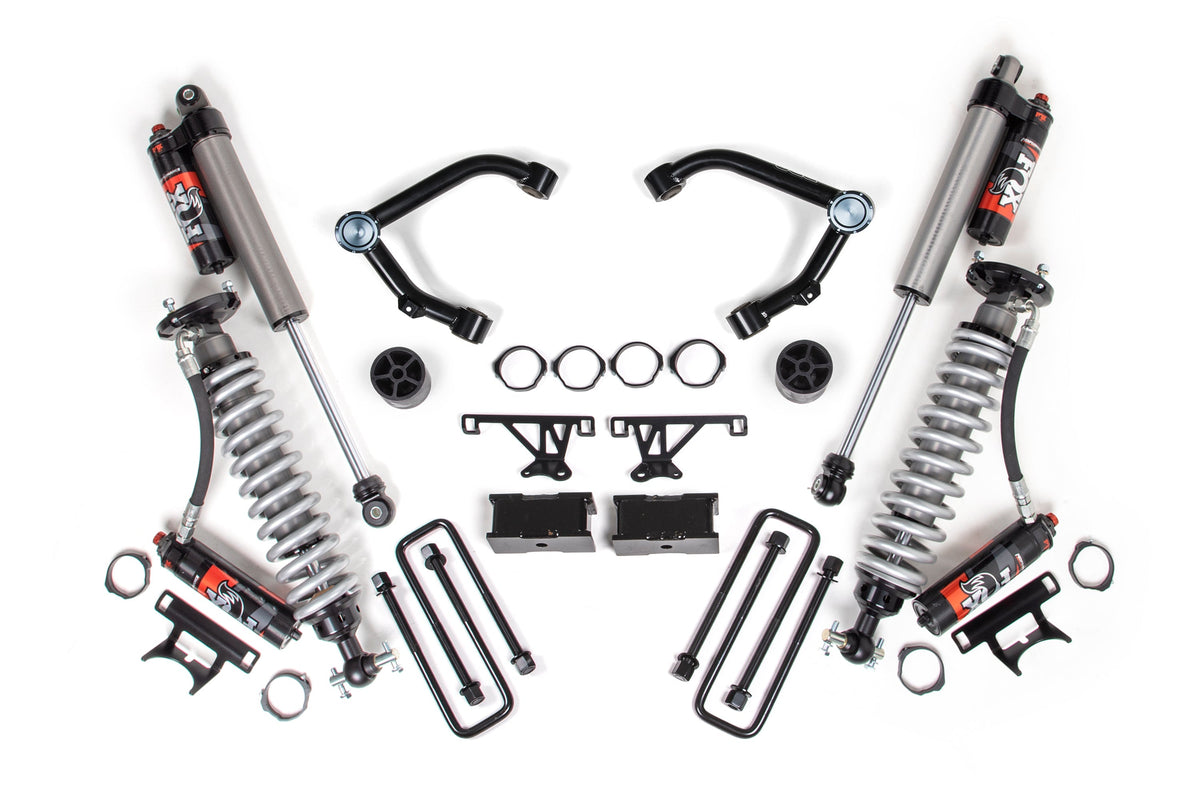 3 Inch Lift Kit | FOX 2.5 Performance Elite Coilover | Chevy Silverado or GMC Sierra 1500 (07-18) 4WD BDS Suspension