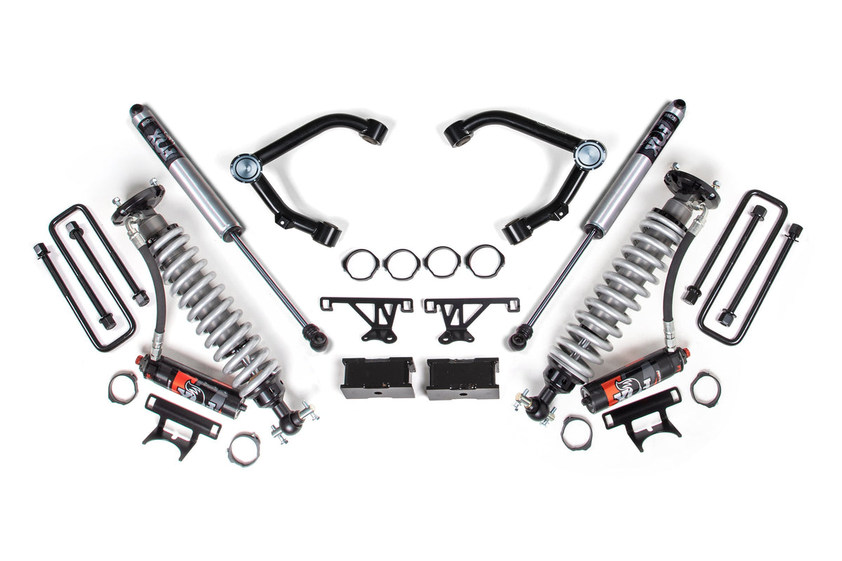 3 Inch Lift Kit | FOX 2.5 Performance Elite Coilover | Chevy Silverado or GMC Sierra 1500 (07-18) 4WD BDS Suspension