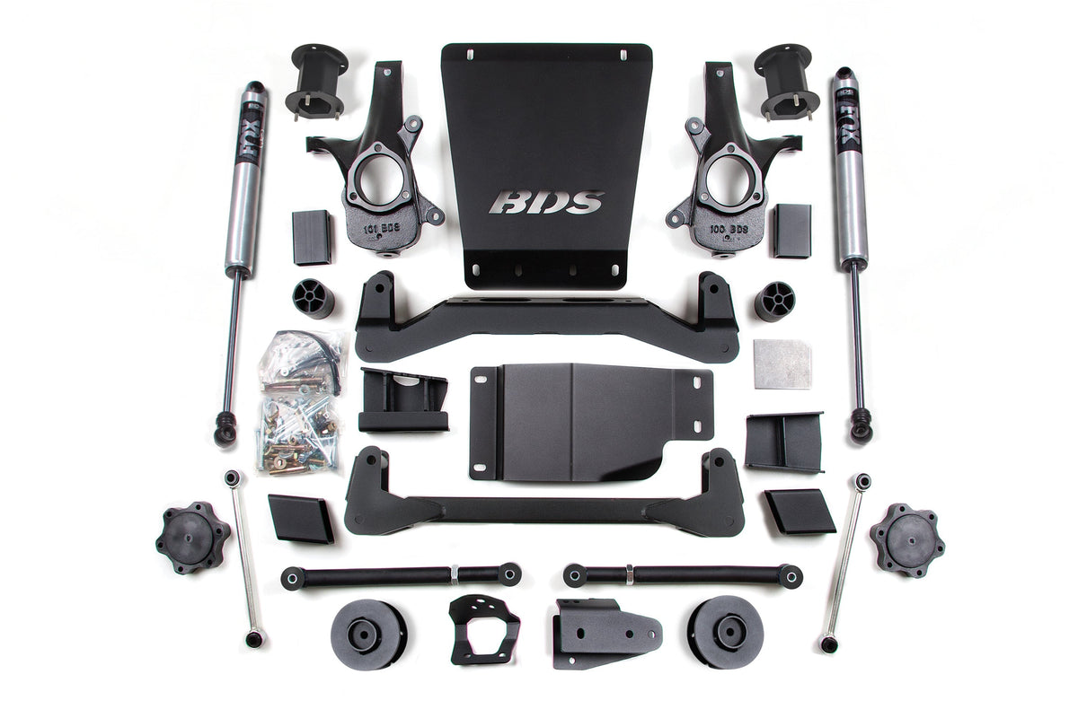 4.5 Inch Lift Kit | Chevy/GMC Avalanche, Suburban, Tahoe, or Yukon 1500 (07-14) 4WD BDS Suspension