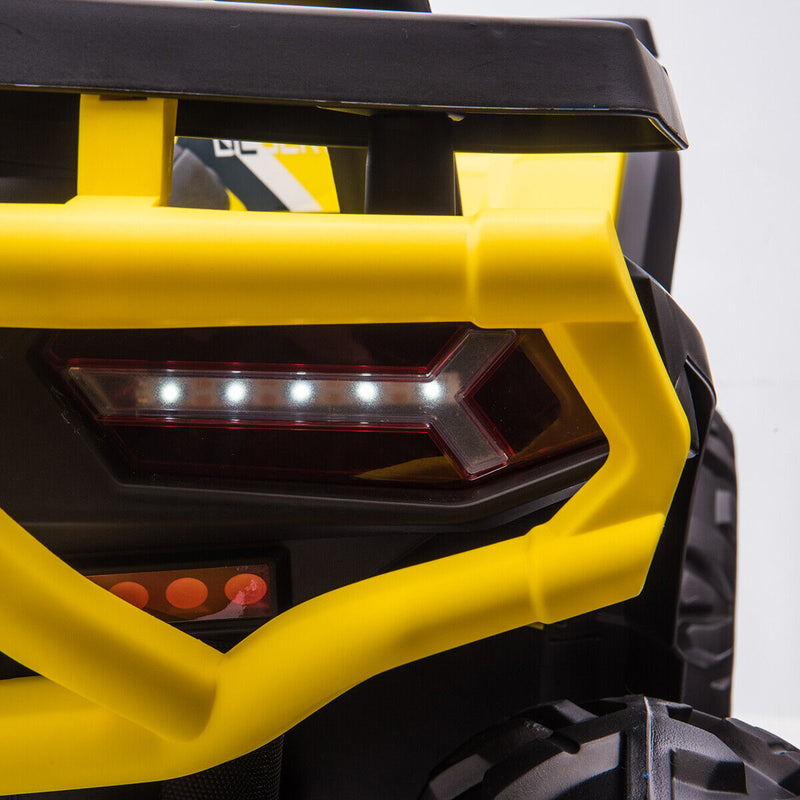 CLARFEY Electric Kids ATV Quad Car with MP3 Player and 4WD Motorized Drive