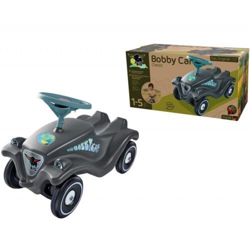 Classic Grey BIG Bobby Car with Horn - Eco-Friendly Ride-On Toy