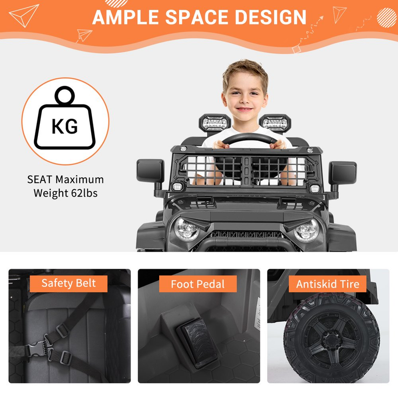 Coche Eléctrico para Niños con Control Remoto para Jugar y Manejar