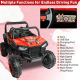 COLOR TREE 12V Electric Ride-On Truck with RC Control, Music & Lights - Perfect Gift for Kids