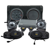 Kicker Plug & Play Full System 5-Channel, 8-Speakers CS, Sub Bundle  | '18- '23 JL Wrangler/ '20- '23 JT Gladiator