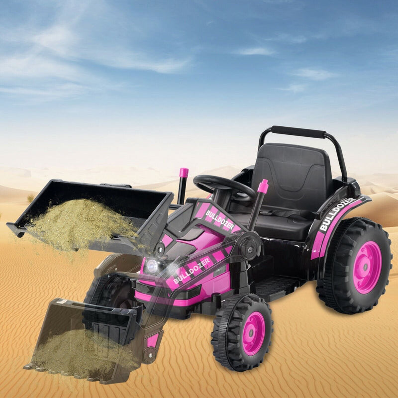 Construction Bulldozer Ride-On Toy for Toddlers - Fun and Durable Ride-On Car