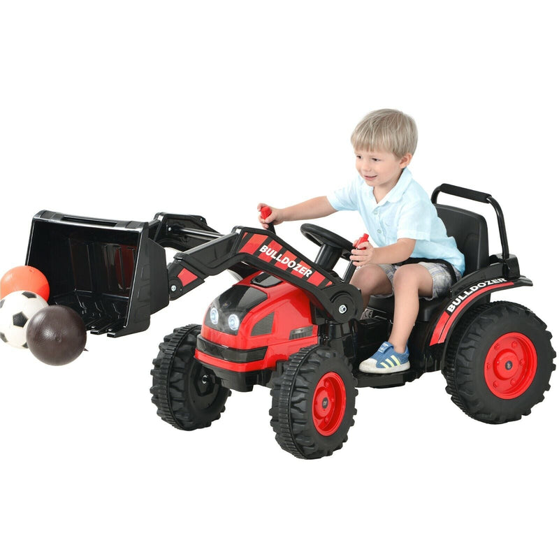 Construction Bulldozer Ride-On Toy for Toddlers - Fun and Durable Ride-On Car