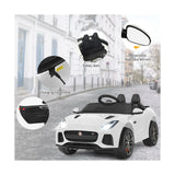 Costway 12V Jaguar F-Type SVR Licensed Kids Ride On Car with Motorized Function