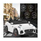 Costway 12V Jaguar F-Type SVR Licensed Kids Ride On Car with Motorized Function