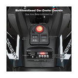 Costway 12V Kids Electric ATV Quad with MP3 Player and LED Lights - 2 Speed Ride On Car
