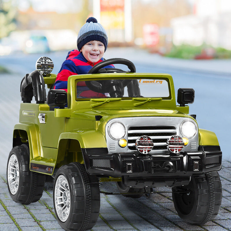 Costway 12V MP3 Kids Ride On Truck Car with RC Remote and Light - Perfect Christmas Gift!