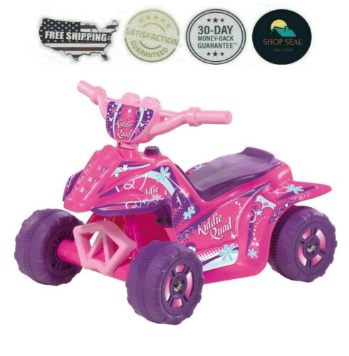 Cuatriciclo Carrito Cuatrimoto Para Bebe Niña Rosa 6V - Regalo de Calidad para Bebés