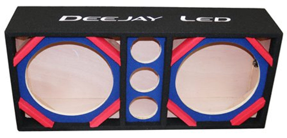 Deejay LED D12T3BLUE Two 12-in Deejay LED