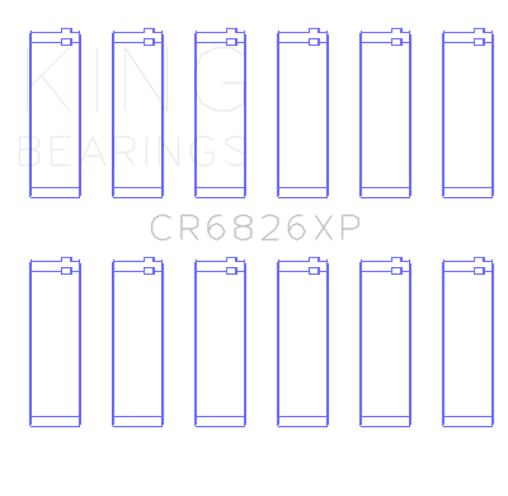 King Engine Bearings Gm/HolDEn 3.6 Lf4/Lfx/Lgx (Size +0.25mm) Connecting Rod Bearing Set