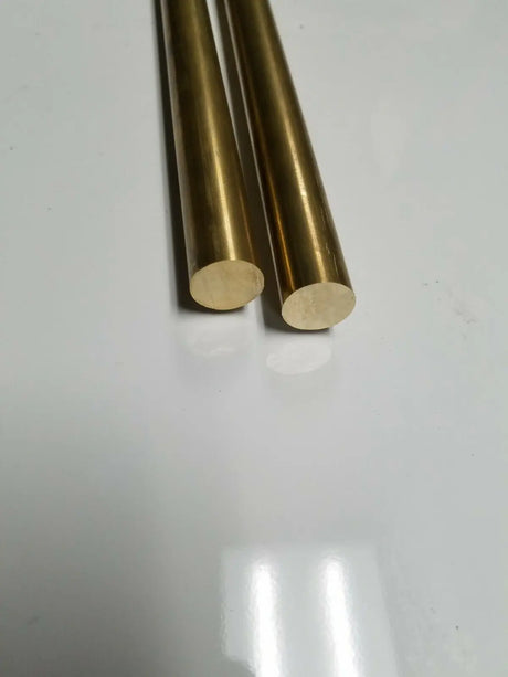 (2) 5/8" C360 BRASS ROUND ROD 2 x 6" long Solid New Lathe Bar Stock .625" H02 USA