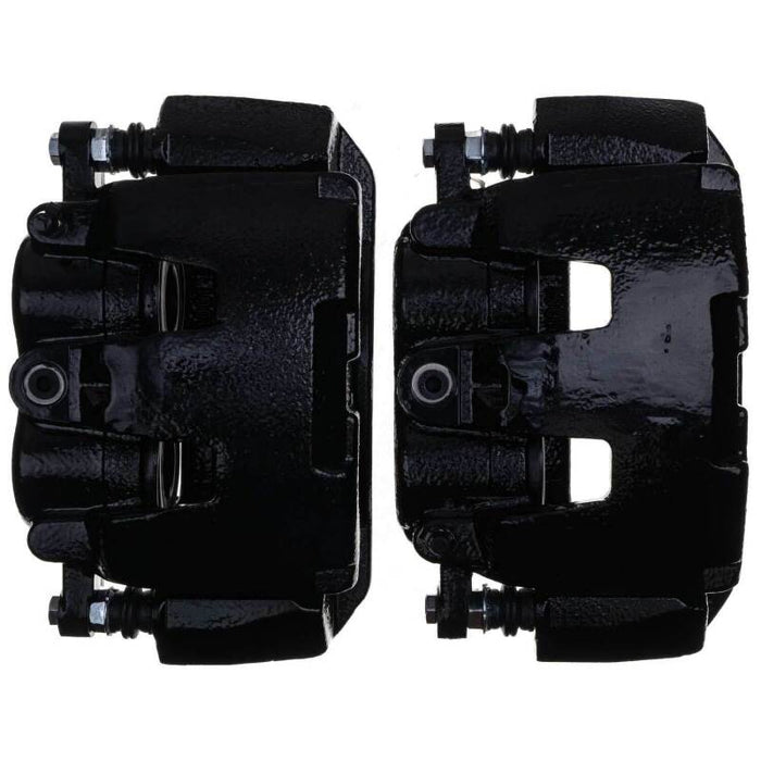 Power Stop 11-18 Ram 1500 Front Black Calipers - Pair (w/Bracket)