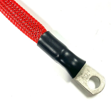 Ezgo battery Cables 1 GAUGE AWG golf cart TXT 36V BRAIDED 5pc Set COLOR CHOICES AC DC WIRE AND SUPPLY