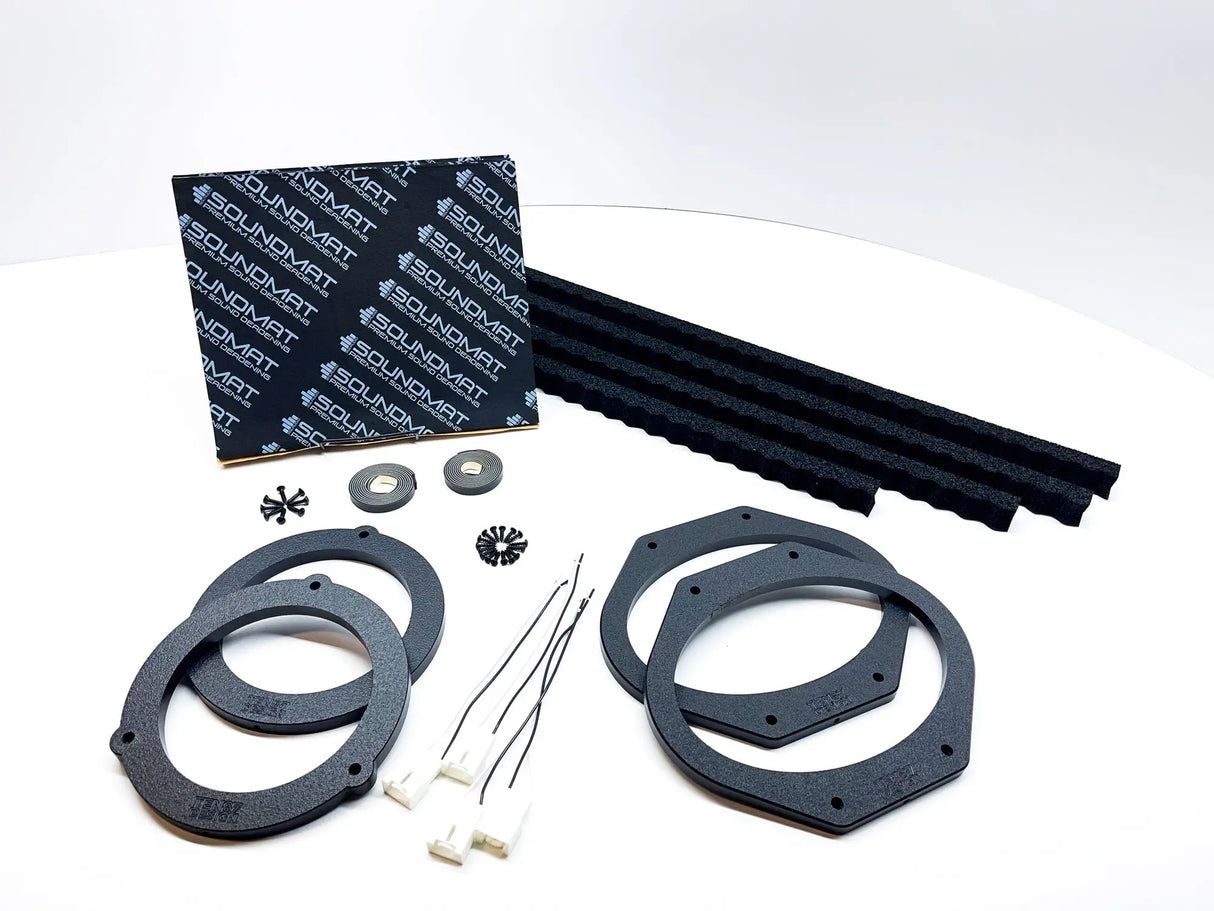 2015-2026 Ford F-150/Super Duty Speaker Adapters | CNC-Machined No-Drill Ten87 Design