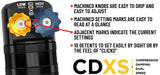 ICON 24+ Toyota Tacoma Remote Reservoir Shocks w/ CDXS 0-1in. Lift- (Rear)