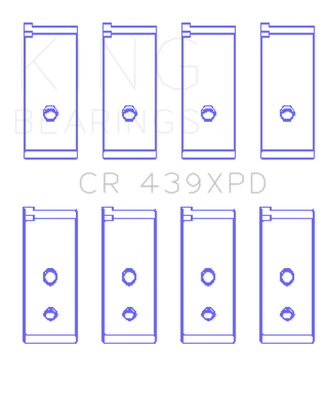 King Engine Bearings Honda B-Series Dowel Performance Rod Bearing Set - Size STDX