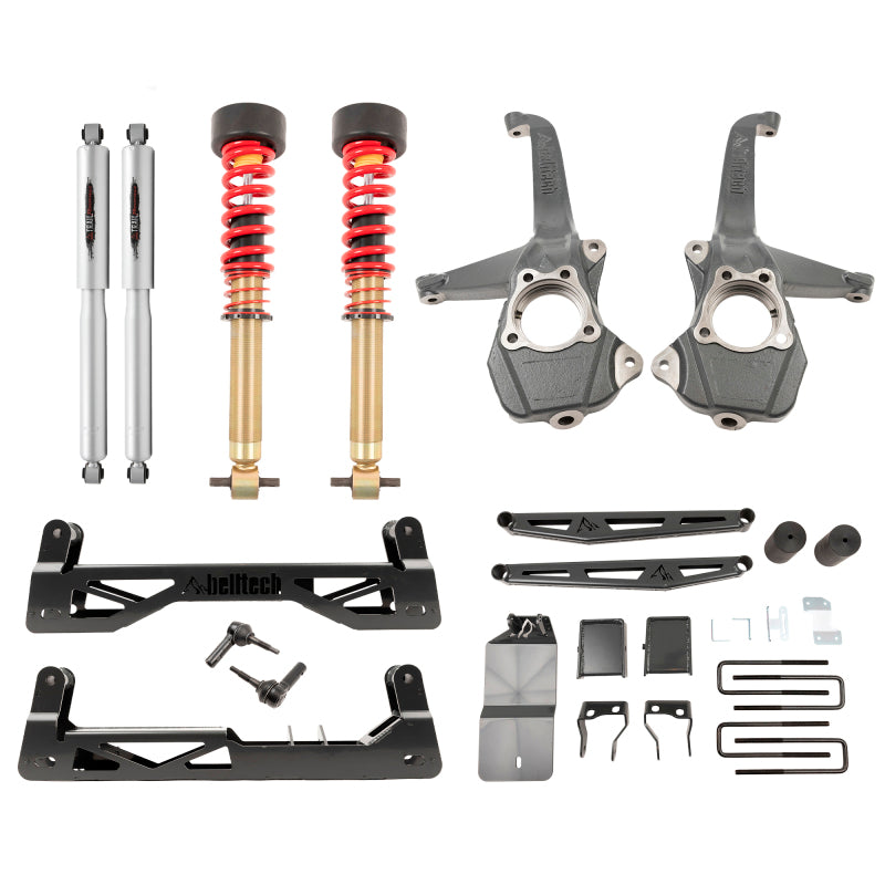 Belltech 19-23 Chevrolet Silverado / GMC Sierra 1500 4WD 6in-8in Suspension Lift Kit w/ Shocks