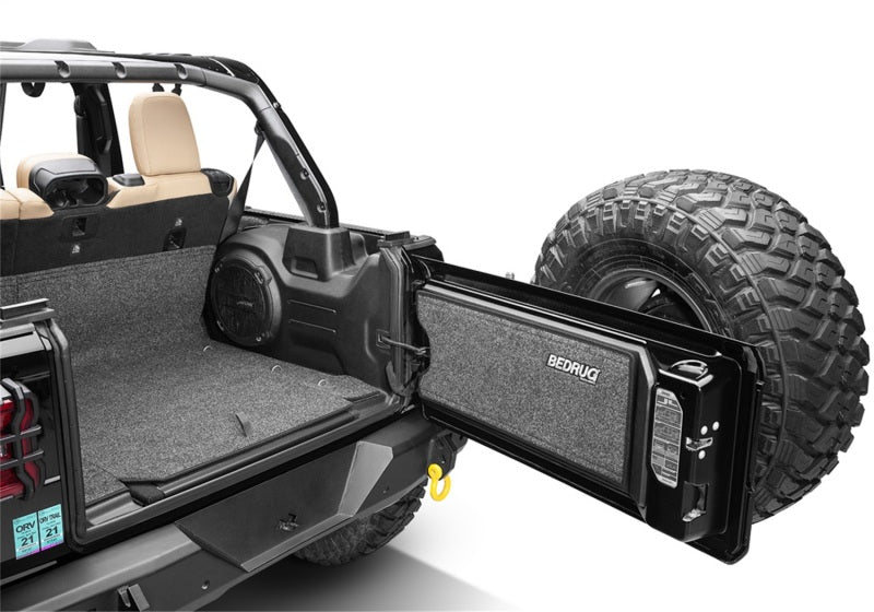 BedRug 18-23 Jeep Wrangler JL 2 Door 4pc Rear Cargo Kit