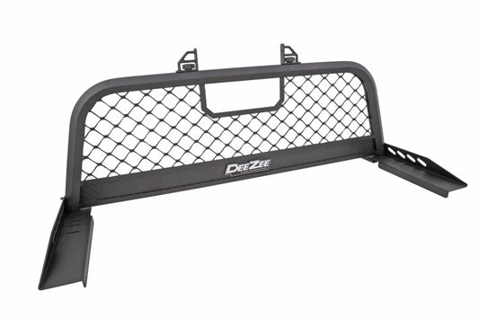 Deezee 15-23 Chevrolet Colorado Cargo Management Cab Rack - TXT Blk Mesh