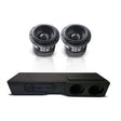 (2) Down4Sound DBz 8" 700W RMS & Chevy Crew Cab 07-18 Dual 8" Subwoofer Box Combo Down4Sound
