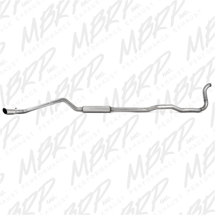 MBRP 88-93 Dodge 2500/3500 Cummins 4WD ONLY Turbo Back Single Side Exit Alum Exhaust System