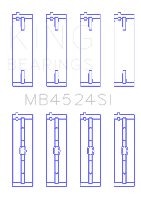 King Engine Bearings Nissan VR38DETT/VQ35HR/VQ37HR Main Bearing Set