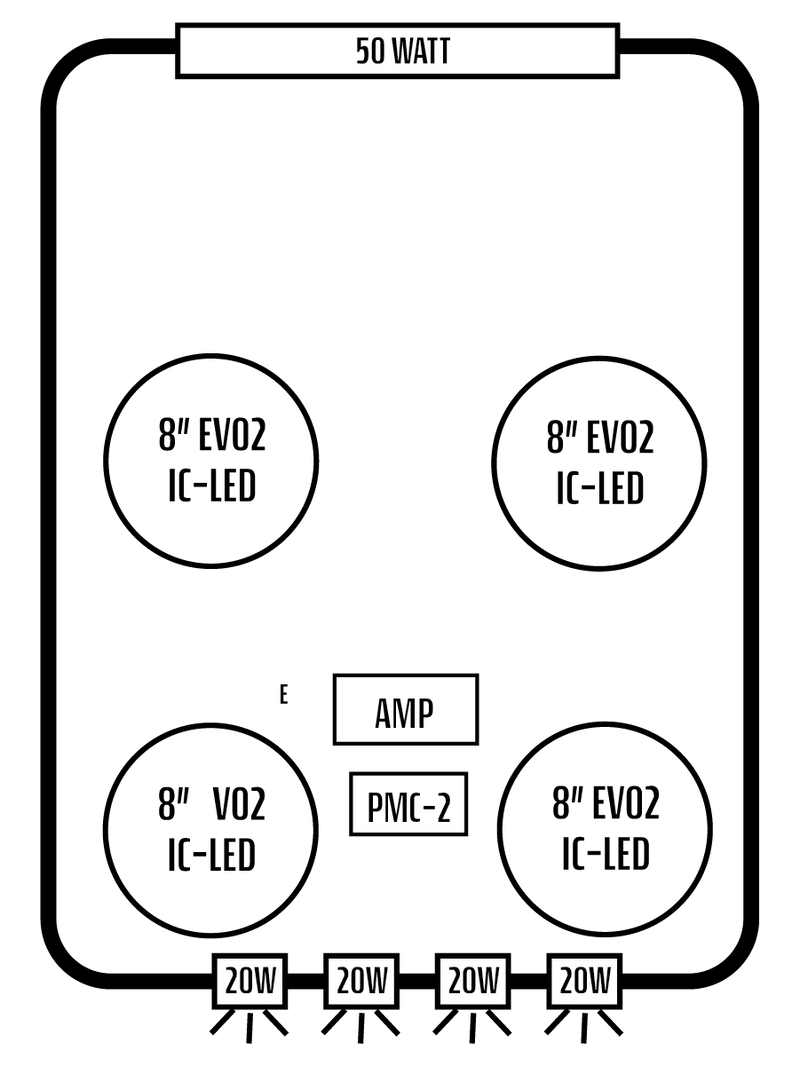 2026+ Can-Am Defender MAX HD11 Limited/Cab Stereo Tops (4-Door)