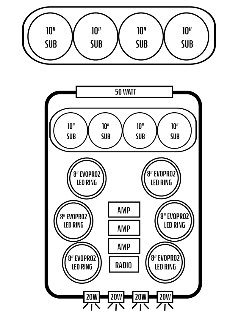 2016+ Can-Am Defender MAX HD7-HD10 Stereo Tops (4-Door)